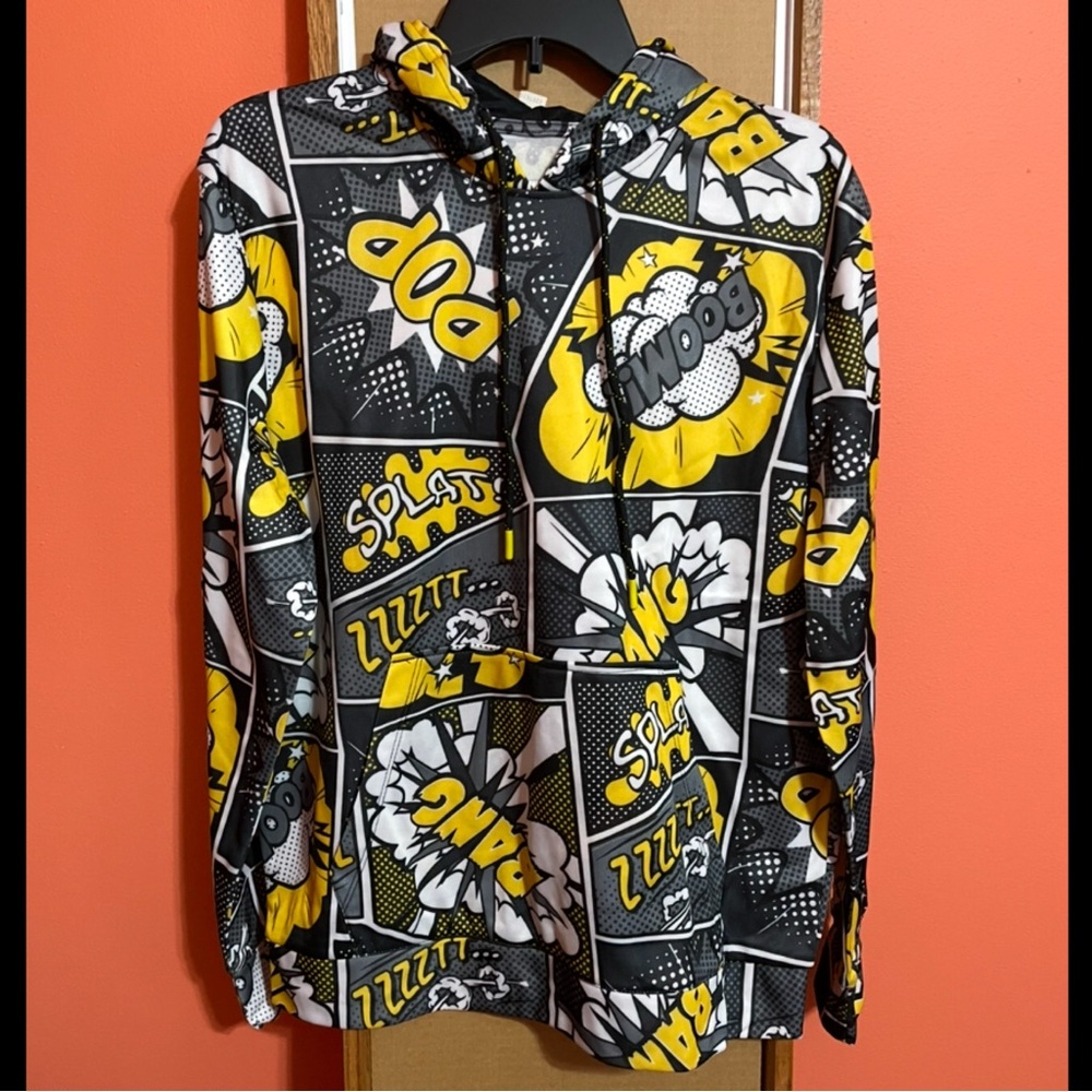 DRILL CLOTHING CO. “OH SNAP!” Comic Book Hoodie